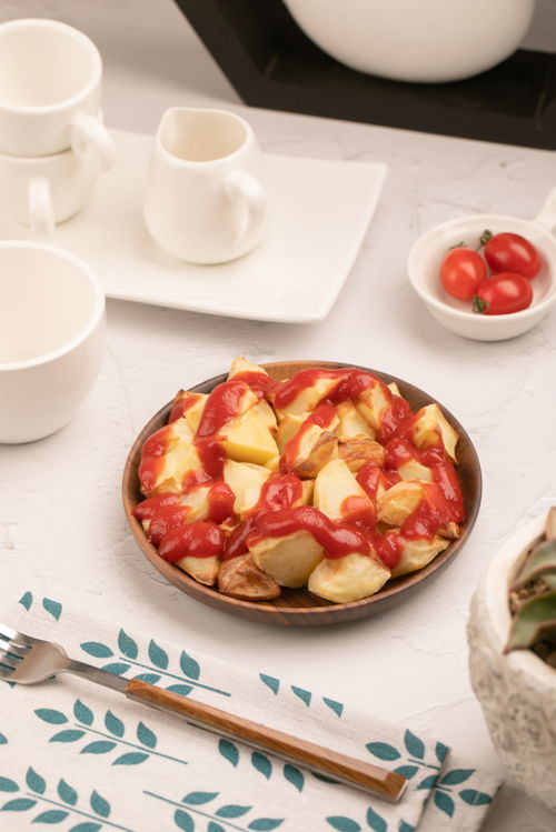 設(shè)圖油炸土豆特色小吃餐飲美食攝影圖 攝影